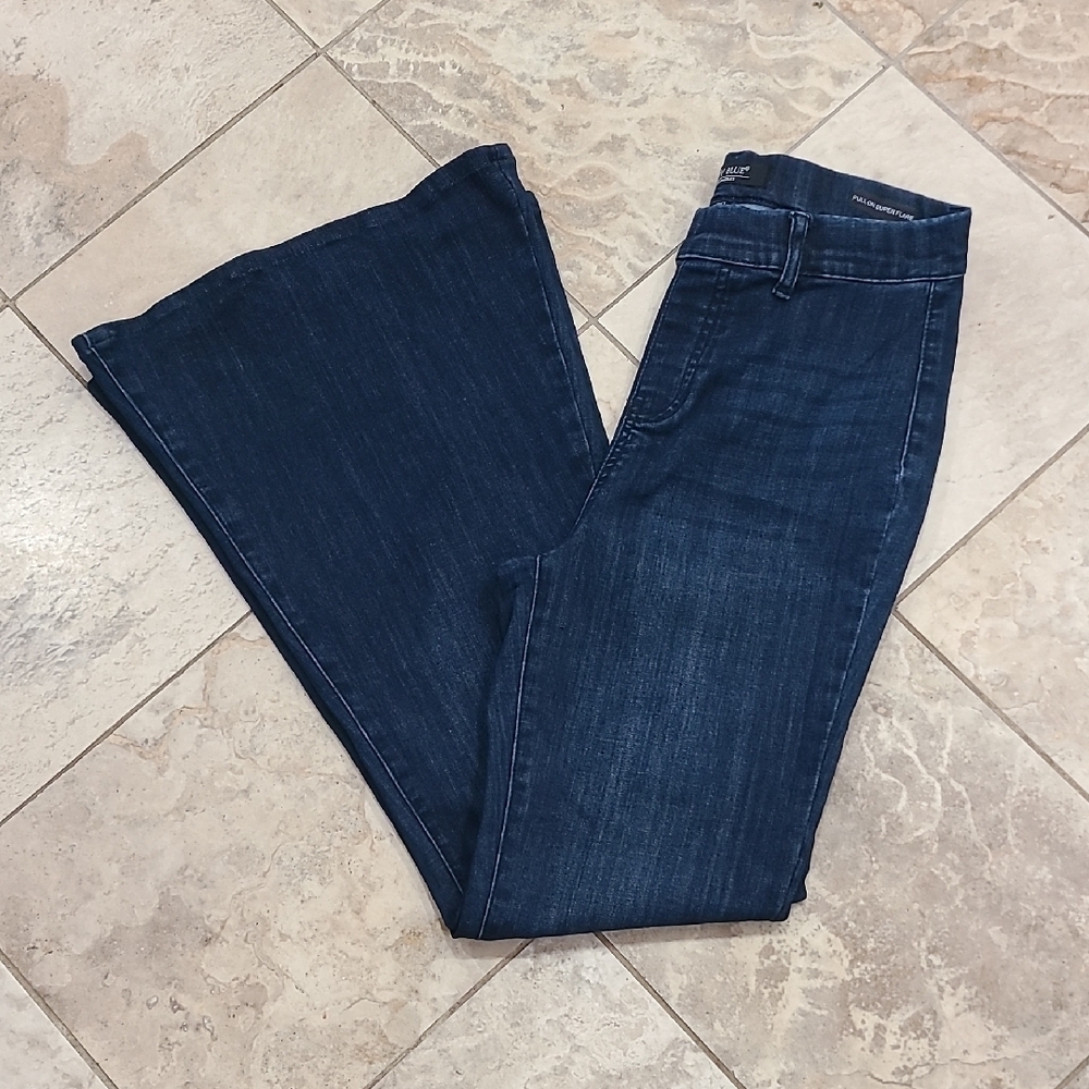 Judy Blue Dark Indigo Wide-Leg Jeans